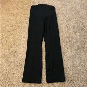 Size large black maternity yoga pants